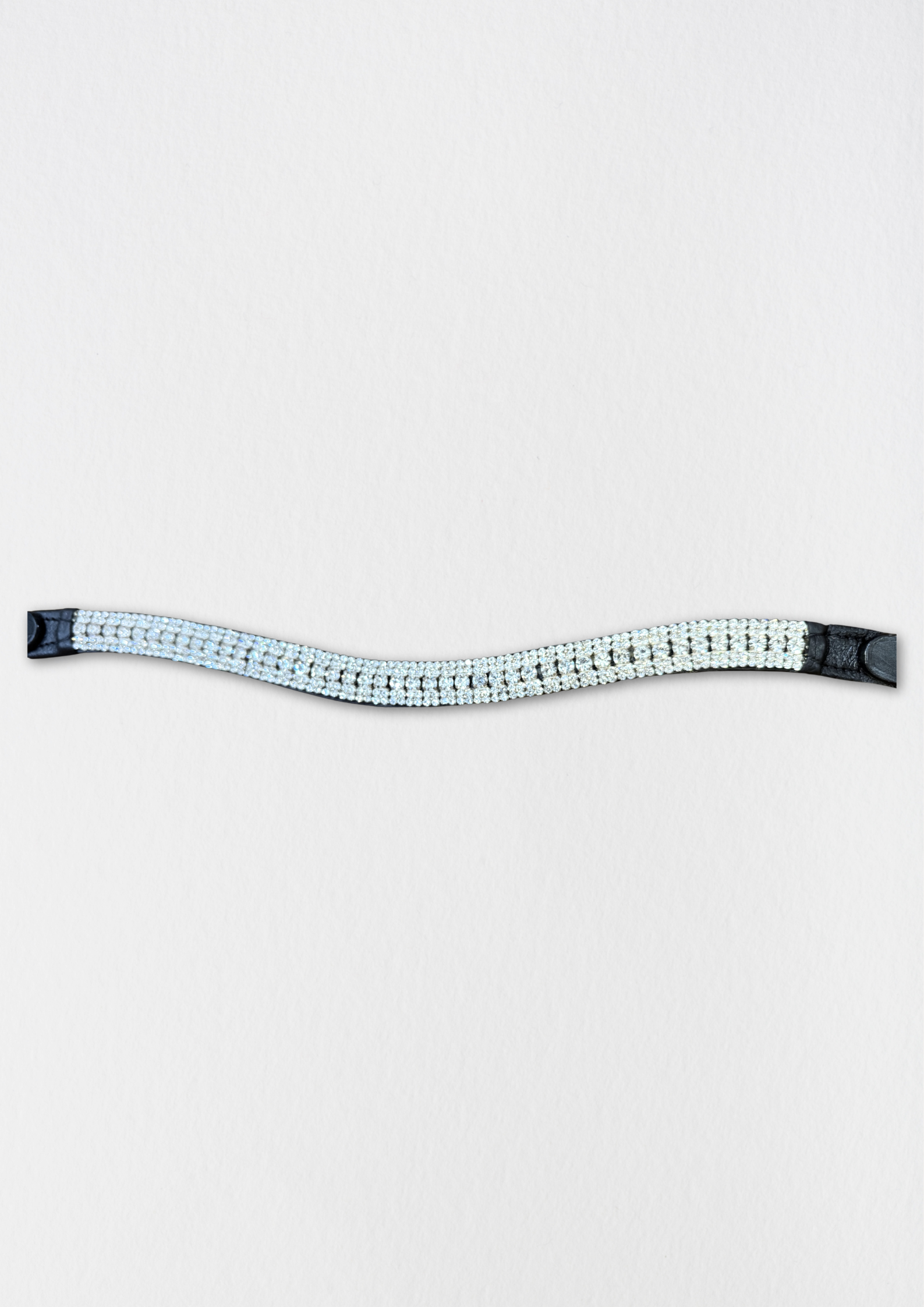 Clear Crystal 5 Row Browband